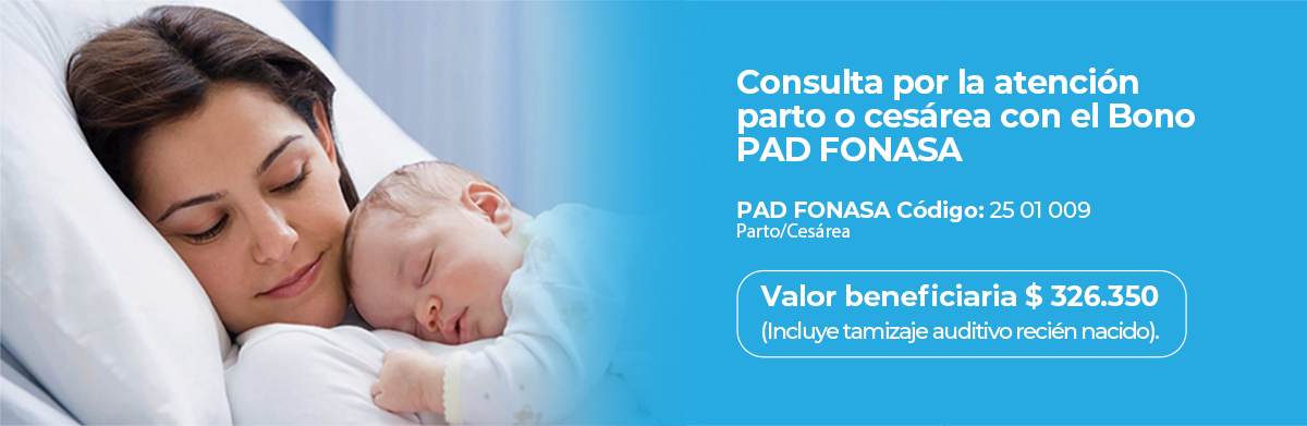 Bono PAD Maternidad Clinica CHP